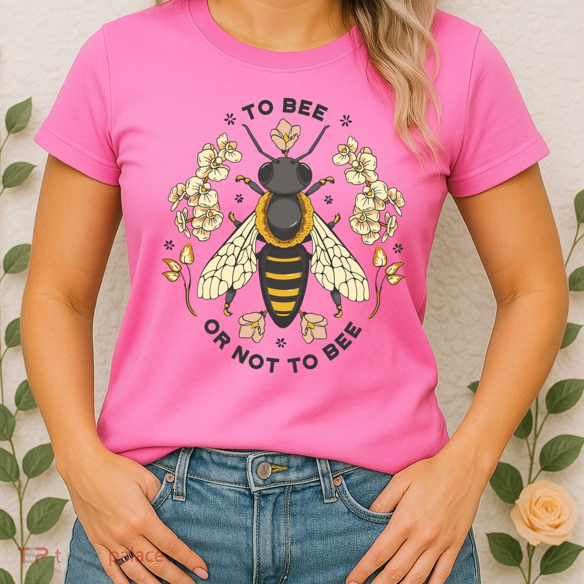 To Bee Or Not To Bee Bumblebee Spring Women's T-Shirt