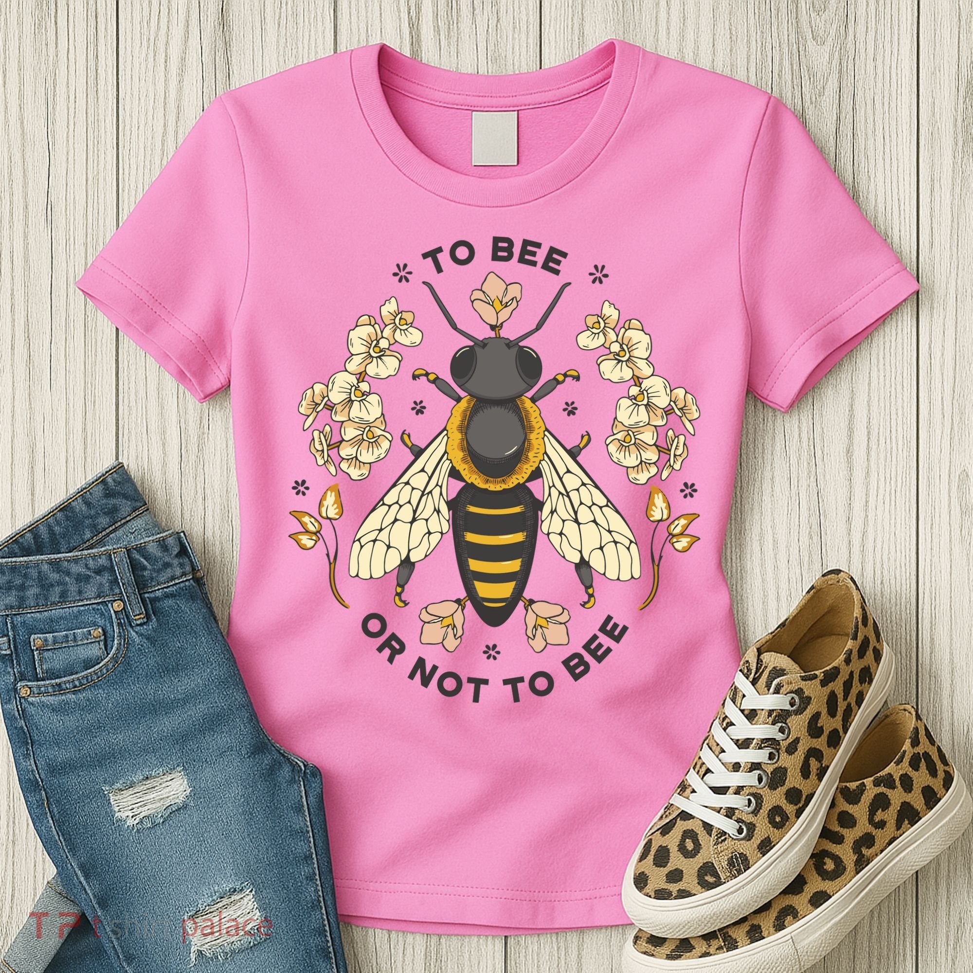 To Bee Or Not To Bee Bumblebee Spring Women's T-Shirt