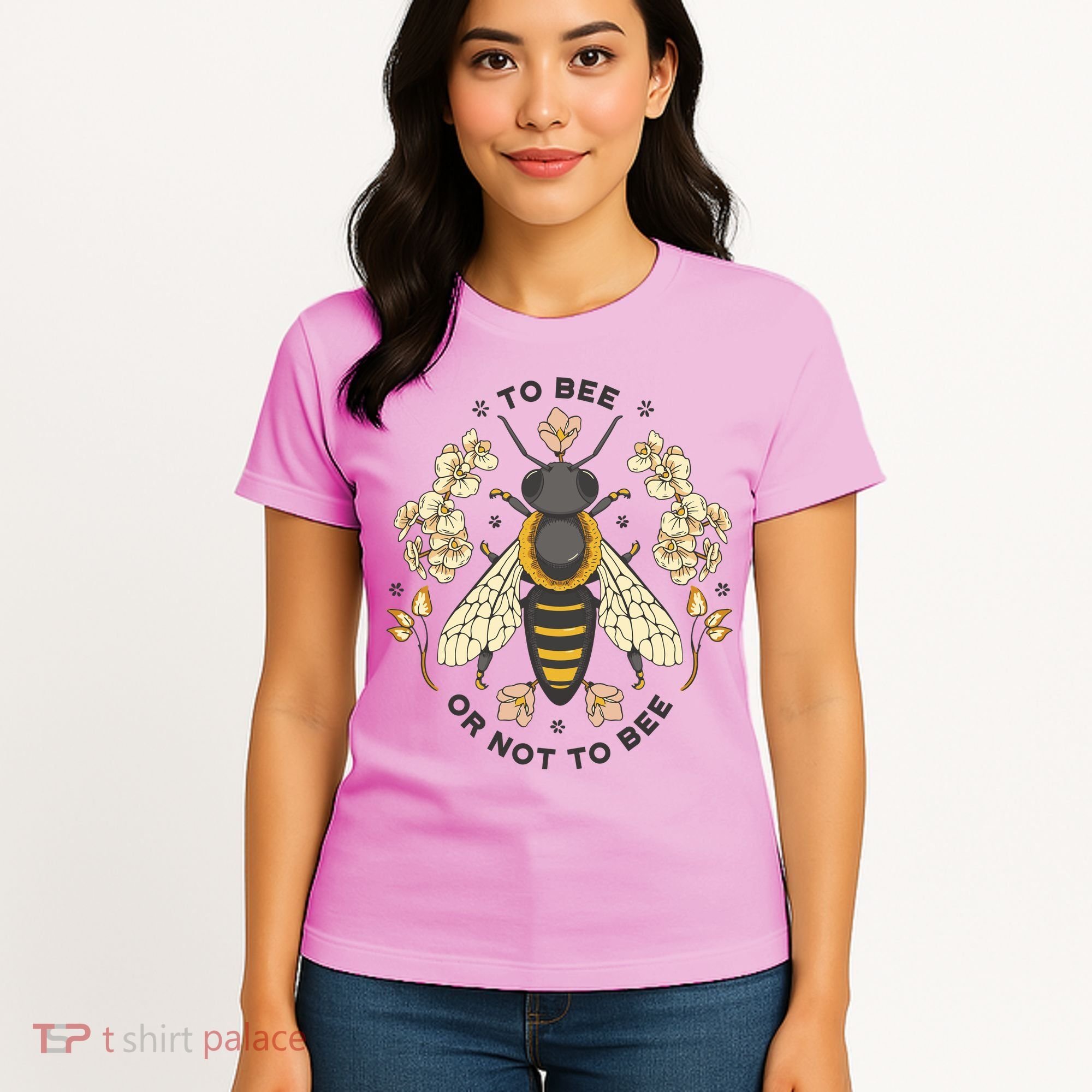 To Bee Or Not To Bee Bumblebee Spring Women's T-Shirt