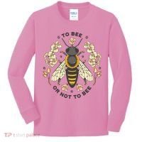 To Bee Or Not To Bee Bumblebee Spring Kids Long Sleeve Shirt thumb 0