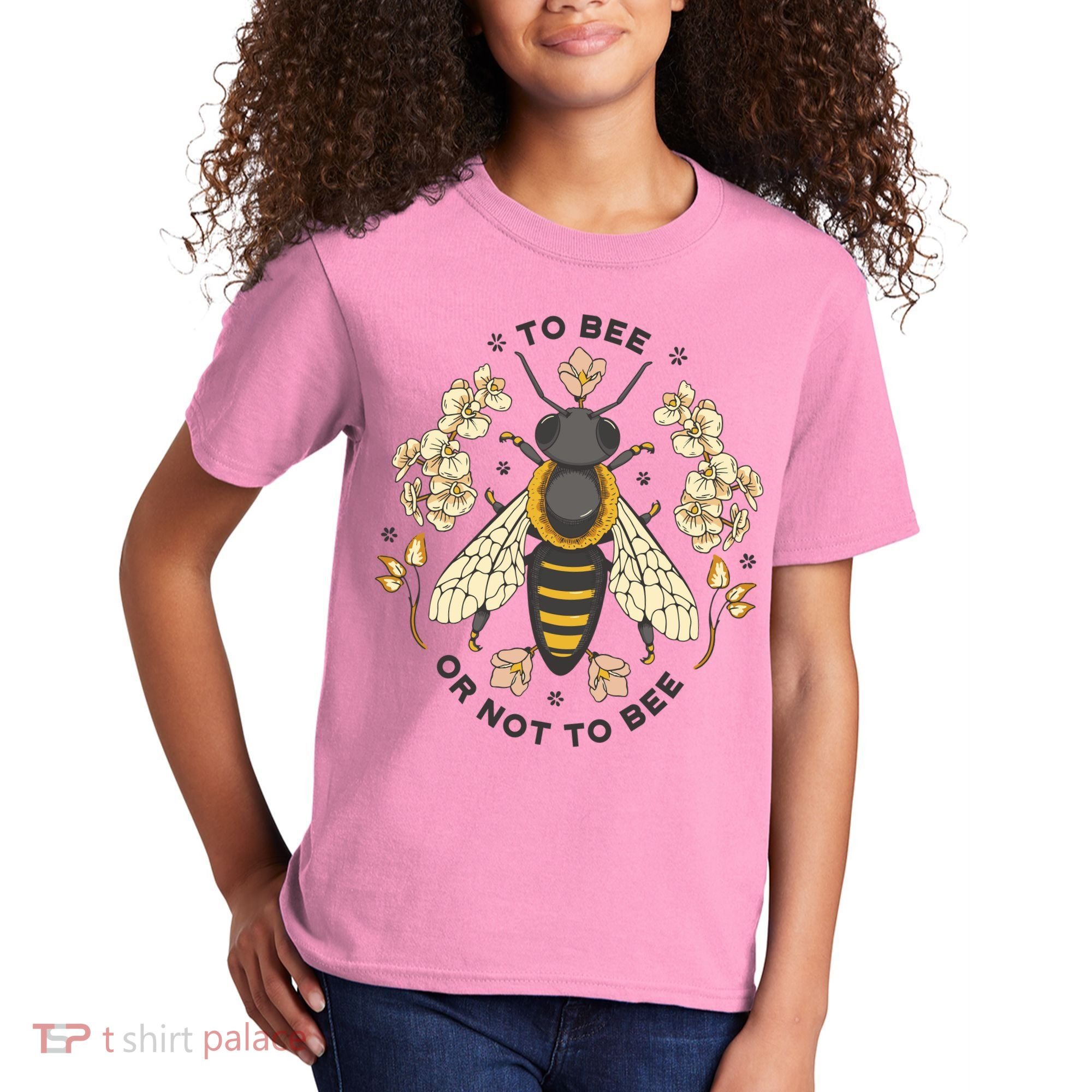 To Bee Or Not To Bee Bumblebee Spring Kids T-Shirt