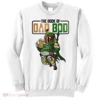 The Book Of Dad Bod Fat Dad Funny Beer Drinking Mando Dad Fathers Day Sweatshirt thumb 0