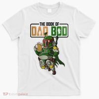 The Book Of Dad Bod Fat Dad Funny Beer Drinking Mando Dad Fathers Day T-Shirt thumb 0