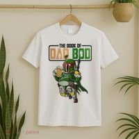 The Book Of Dad Bod Fat Dad Funny Beer Drinking Mando Dad Fathers Day T-Shirt thumb 2