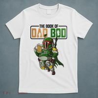 The Book Of Dad Bod Fat Dad Funny Beer Drinking Mando Dad Fathers Day T-Shirt thumb 5