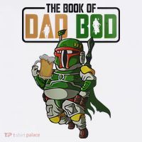 The Book Of Dad Bod Fat Dad Funny Beer Drinking Mando Dad Fathers Day Mousepad thumb 1