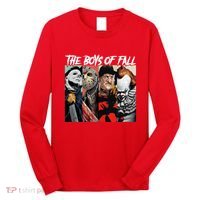 The Boy Of Fall Michael Jason Freddy Pennywise Halloween Horror Character Long Sleeve Shirt thumb 0