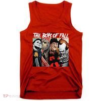 The Boy Of Fall Michael Jason Freddy Pennywise Halloween Horror Character Tank Top thumb 0
