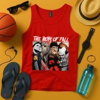 The Boy Of Fall Michael Jason Freddy Pennywise Halloween Horror Character Tank Top thumb 4