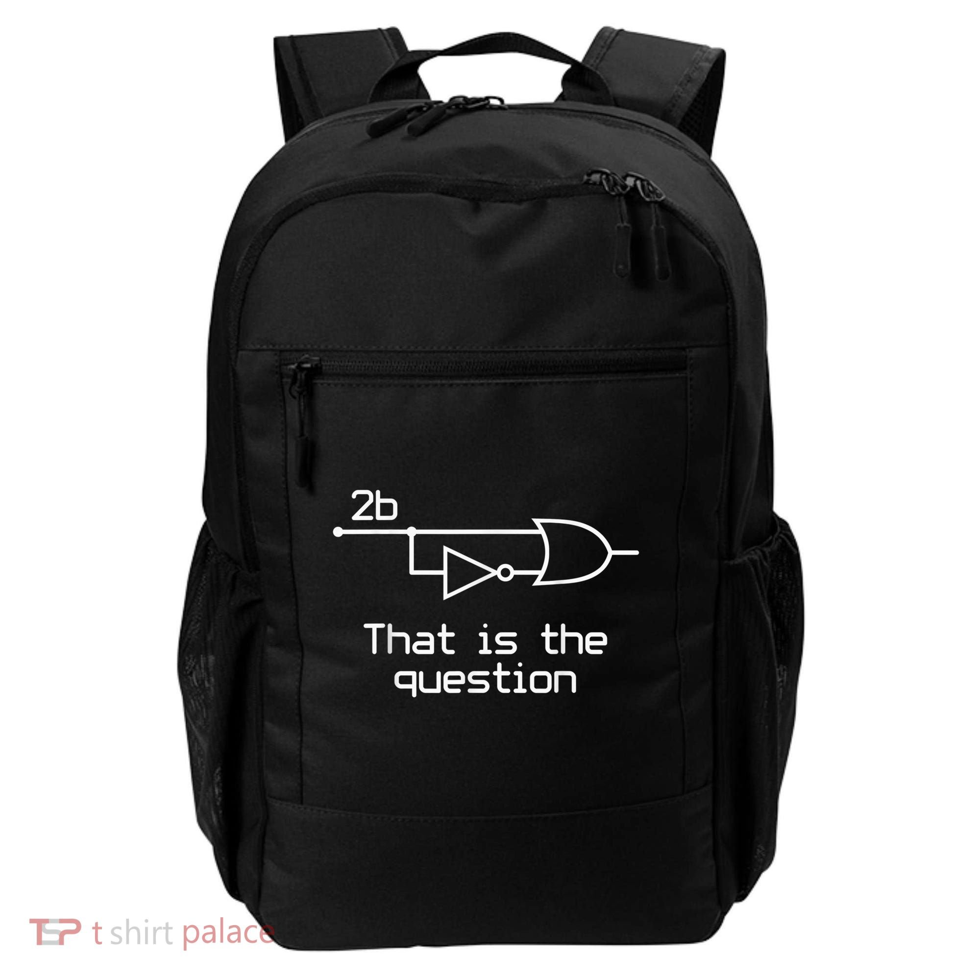 To Be Or Not To Be Electrical Engineer Circuit Dark Backpack