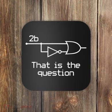 To Be Or Not To Be Electrical Engineer Circuit Dark Coaster
