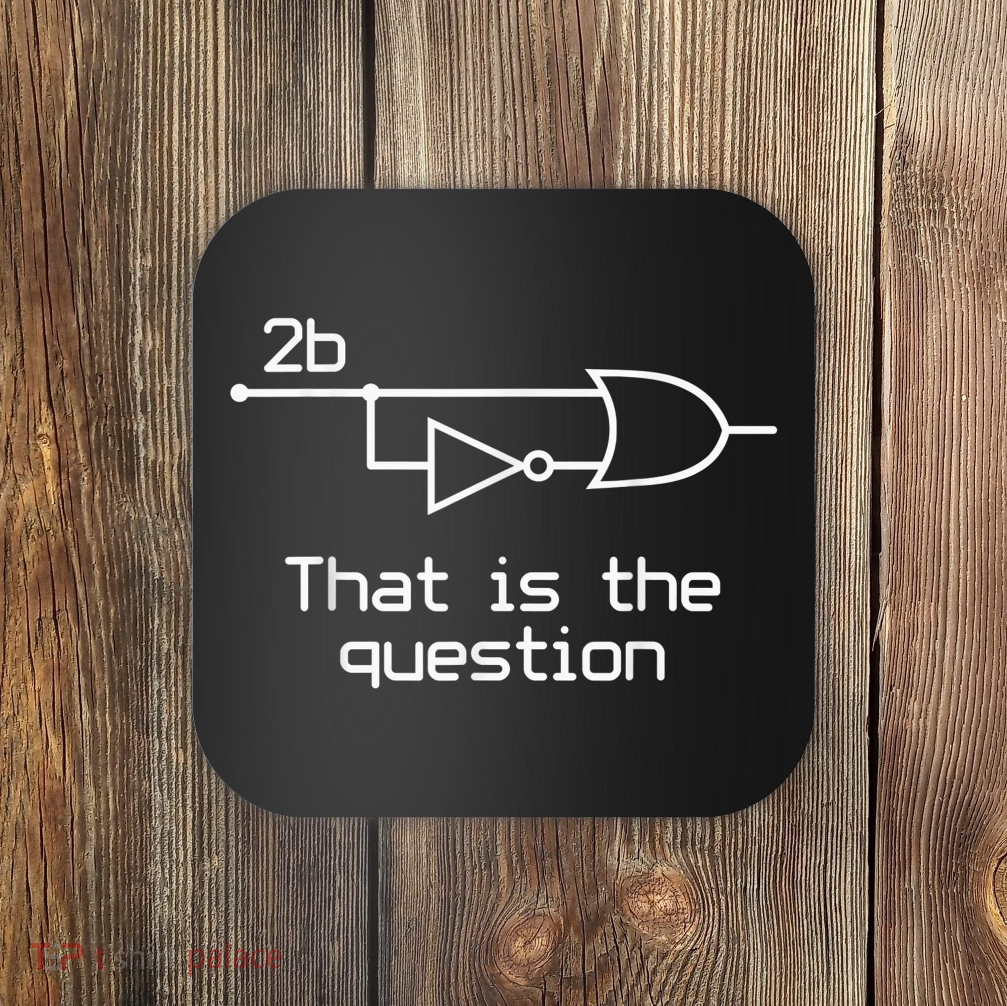 To Be Or Not To Be Electrical Engineer Circuit Dark Coaster