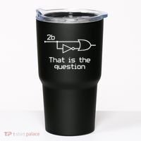 To Be Or Not To Be Electrical Engineer Circuit Dark Tumbler thumb 0