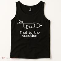 To Be Or Not To Be Electrical Engineer Circuit Dark Tank Top thumb 2