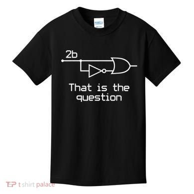To Be Or Not To Be Electrical Engineer Circuit Dark Kids T-Shirt