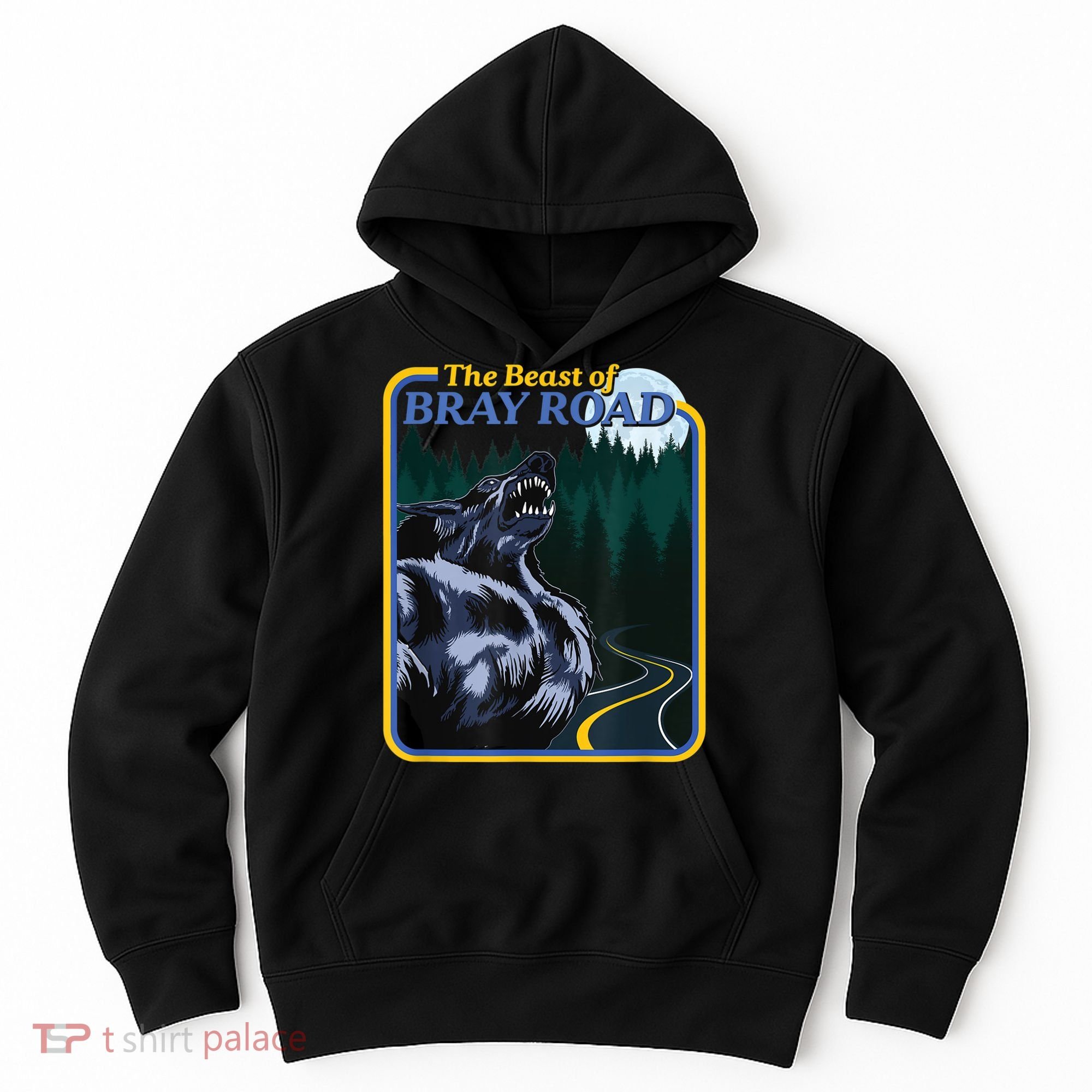 The Beast Of Bray Road Retro Wisconsin Dogman Cryptid Hoodie