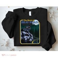 The Beast Of Bray Road Retro Wisconsin Dogman Cryptid Sweatshirt thumb 2