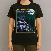 The Beast Of Bray Road Retro Wisconsin Dogman Cryptid T-Shirt thumb 4