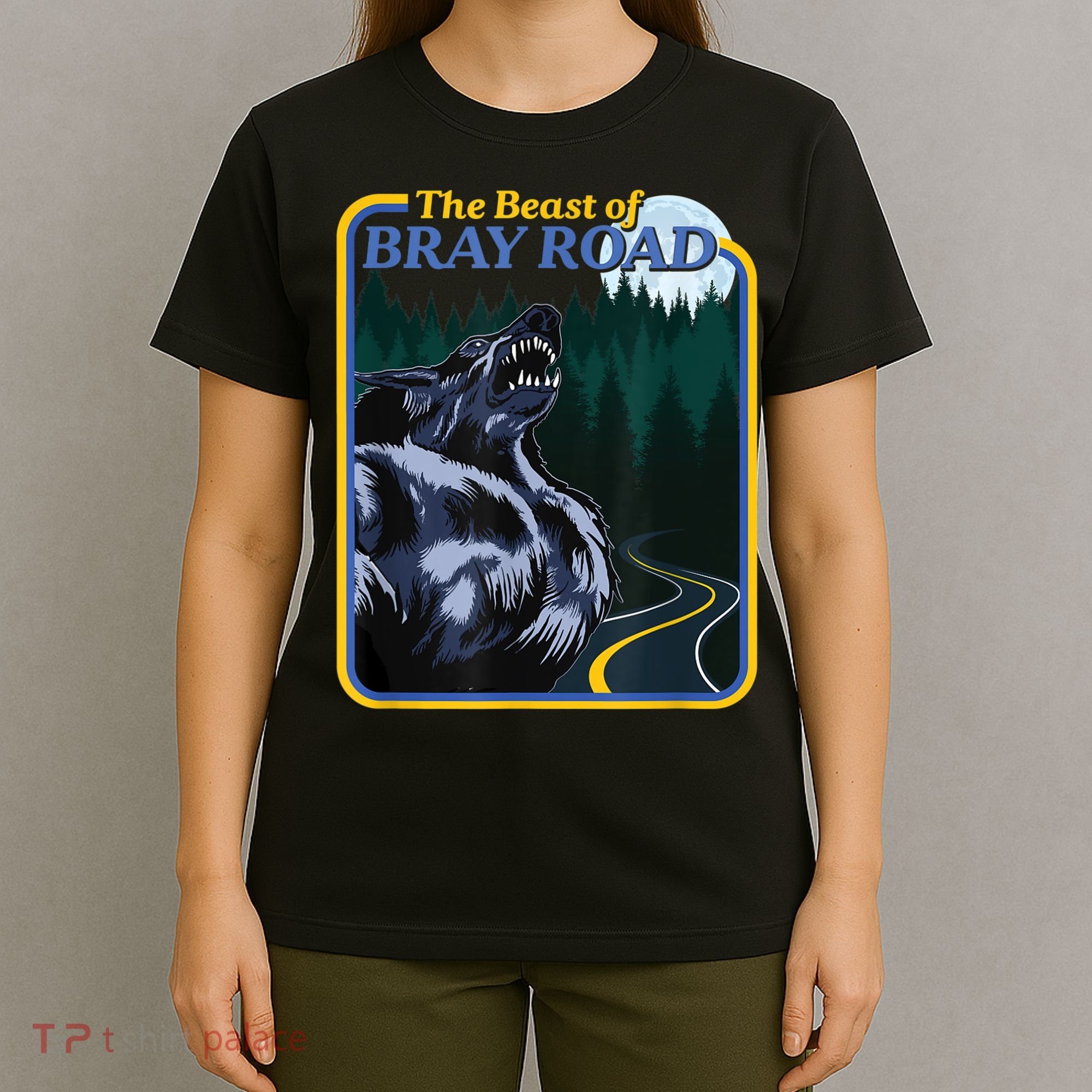 The Beast Of Bray Road Retro Wisconsin Dogman Cryptid T-Shirt