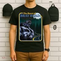The Beast Of Bray Road Retro Wisconsin Dogman Cryptid T-Shirt thumb 6
