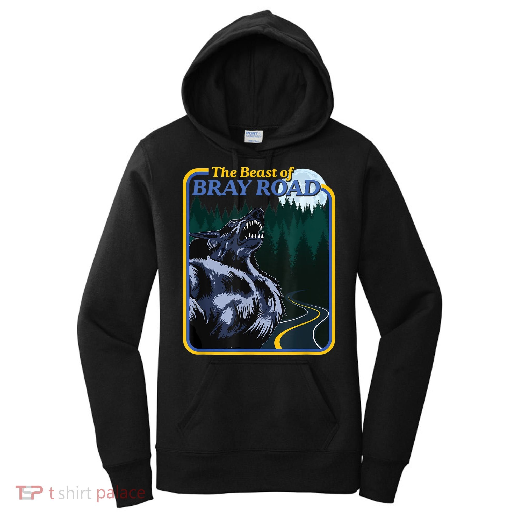 The Beast Of Bray Road Retro Wisconsin Dogman Cryptid Women's Hoodie