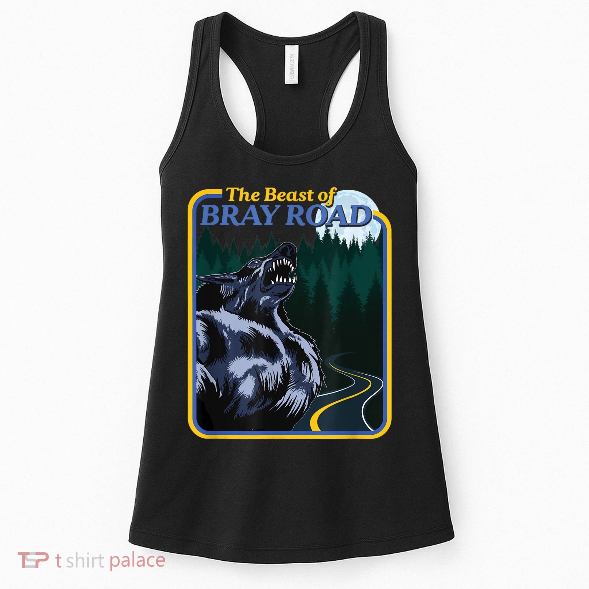 The Beast Of Bray Road Retro Wisconsin Dogman Cryptid Women's Tank Top