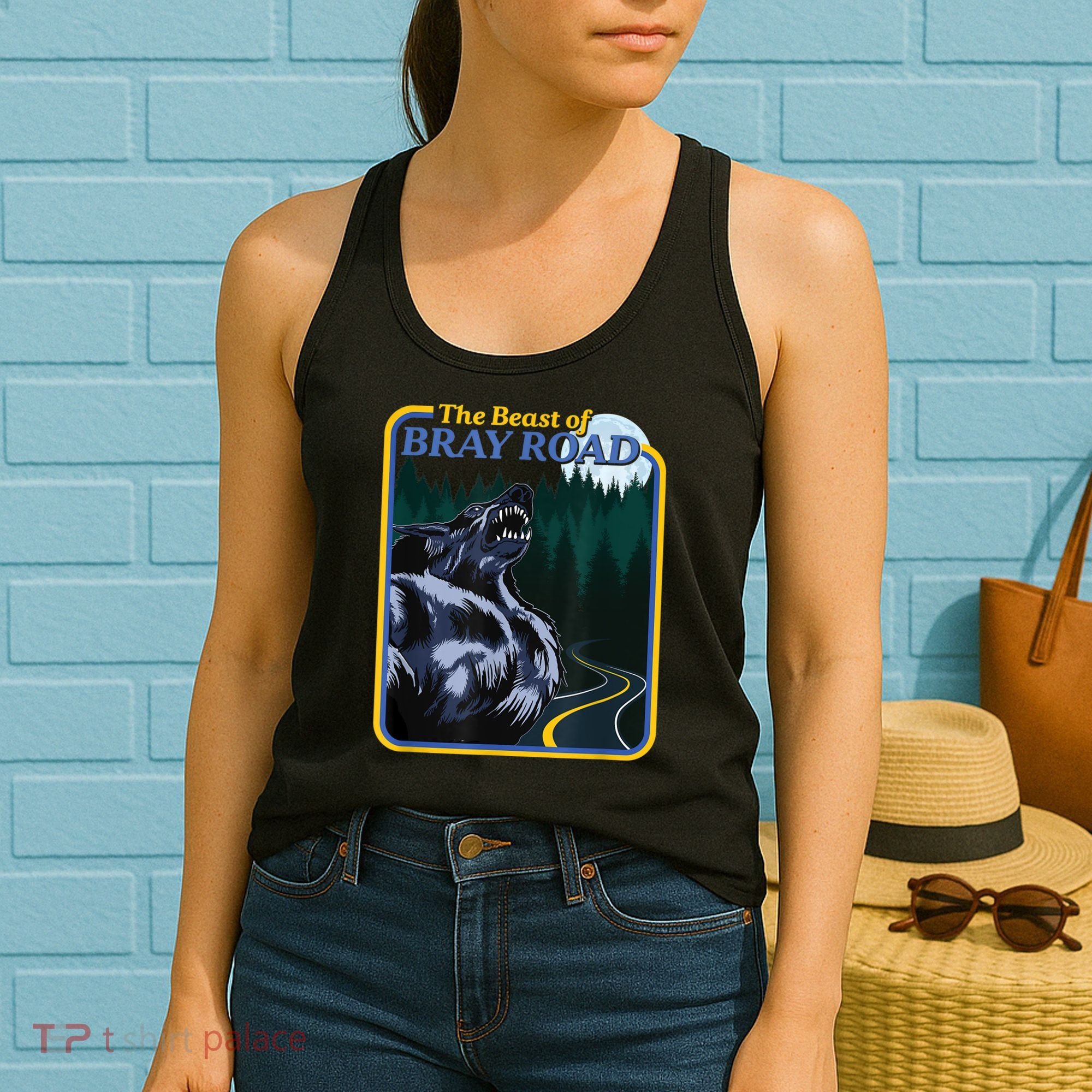 The Beast Of Bray Road Retro Wisconsin Dogman Cryptid Women's Tank Top
