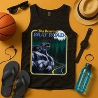 The Beast Of Bray Road Retro Wisconsin Dogman Cryptid Tank Top thumb 4