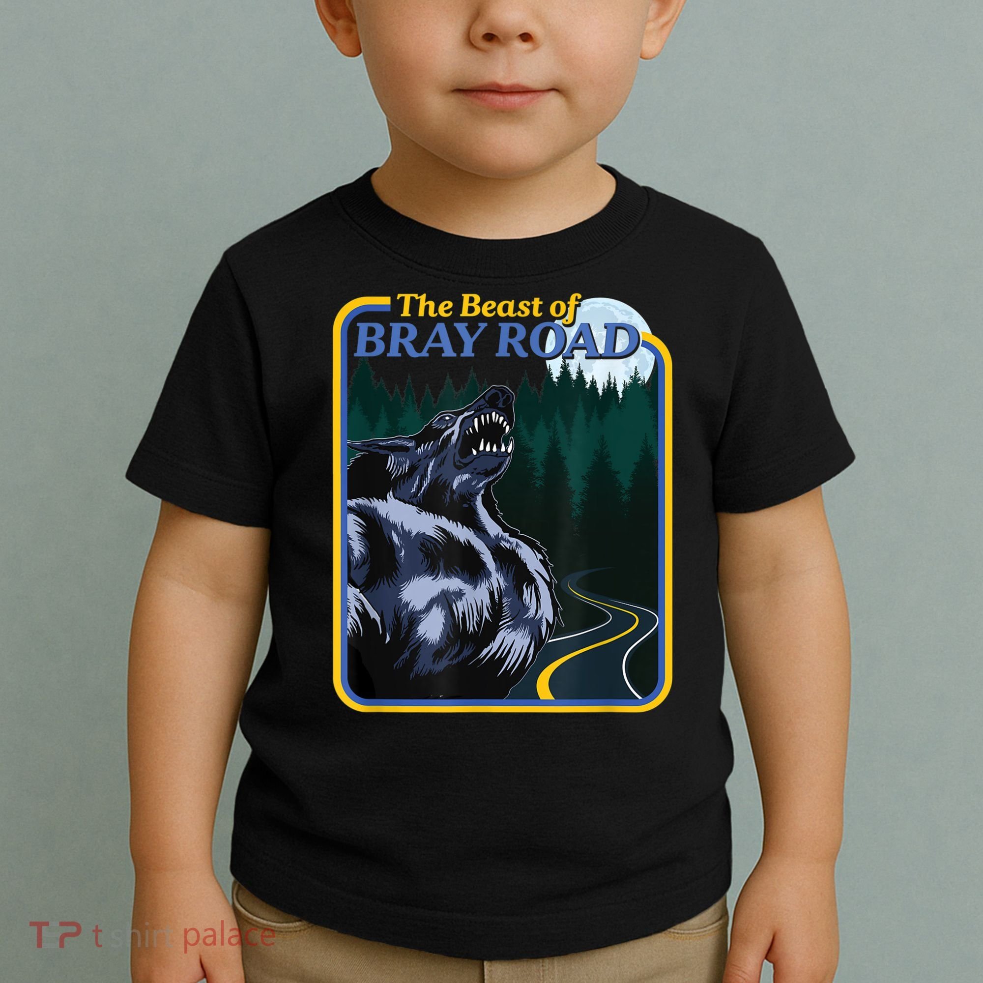The Beast Of Bray Road Retro Wisconsin Dogman Cryptid Toddler T-Shirt