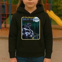 The Beast Of Bray Road Retro Wisconsin Dogman Cryptid Kids Hoodie thumb 3