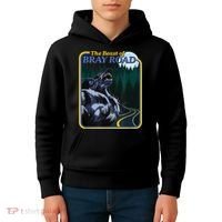 The Beast Of Bray Road Retro Wisconsin Dogman Cryptid Kids Hoodie thumb 4