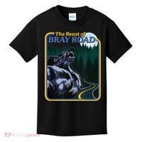 The Beast Of Bray Road Retro Wisconsin Dogman Cryptid Kids T-Shirt thumb 0