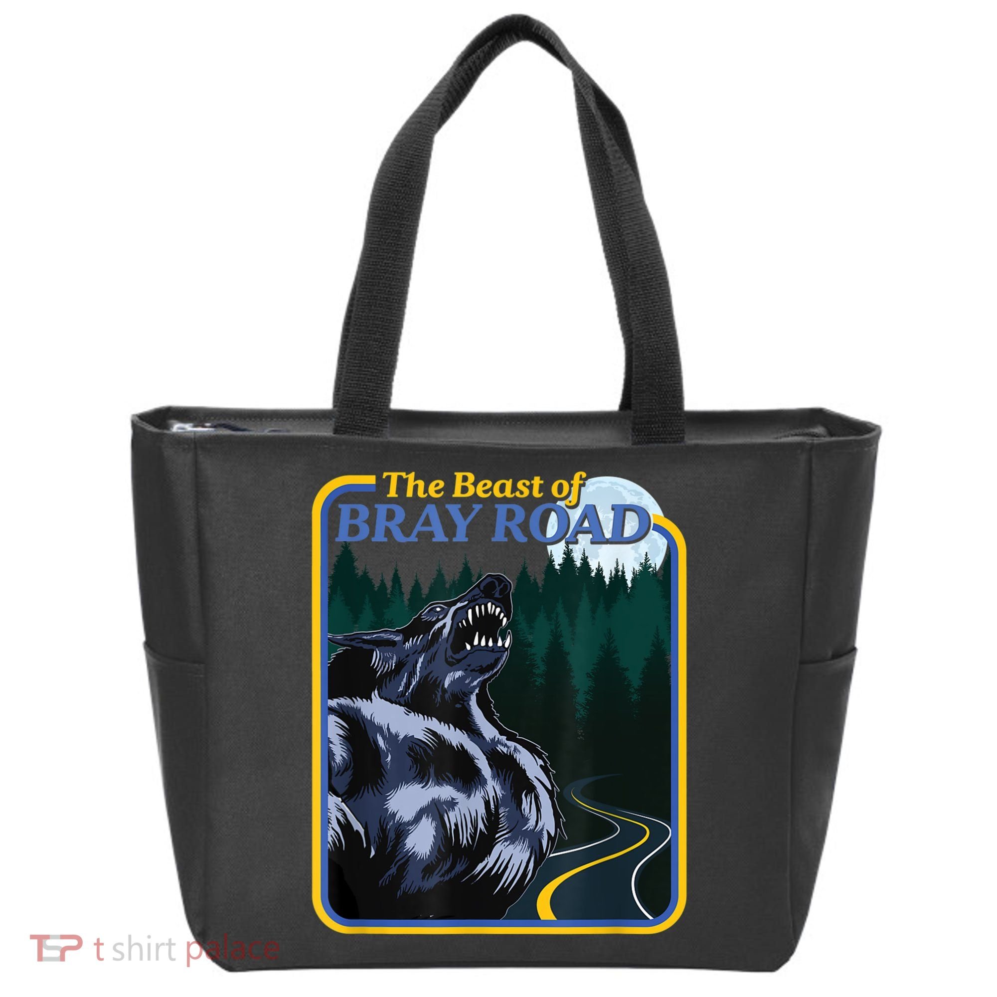 The Beast Of Bray Road Retro Wisconsin Dogman Cryptid Tote Bag