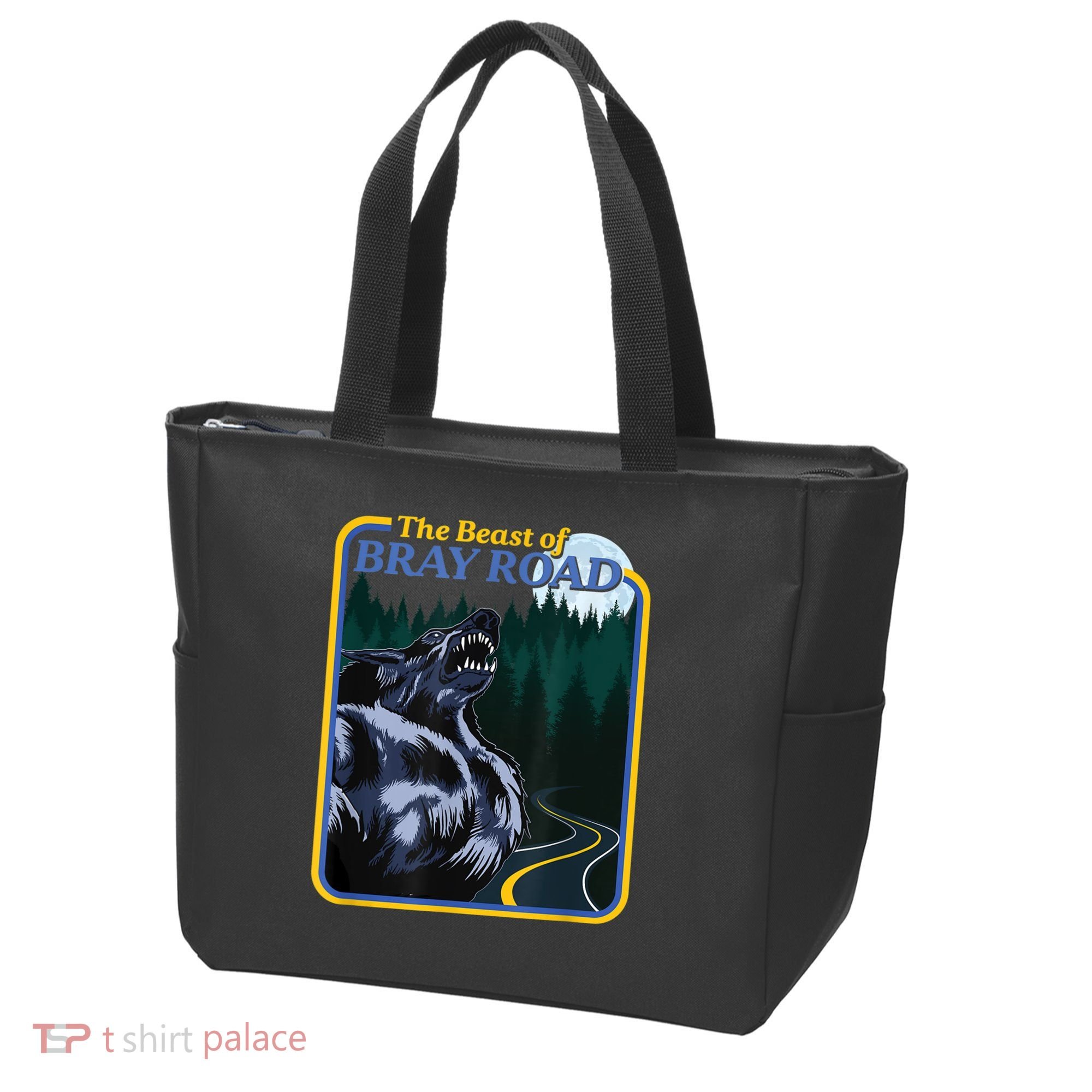 The Beast Of Bray Road Retro Wisconsin Dogman Cryptid Tote Bag