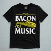 The Bacon Of Music Saxophone Player Saxophonist Jazz T-Shirt thumb 5