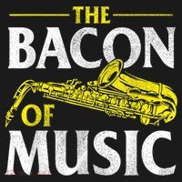 The Bacon Of Music Saxophone Player Saxophonist Jazz Women's Hoodie thumb 2