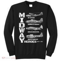 The Battle Of Midway Plane Spotting American WW2 Planes Sweatshirt thumb 0