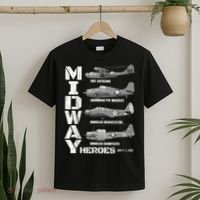 The Battle Of Midway Plane Spotting American WW2 Planes T-Shirt thumb 2