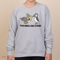 Two Birds One Stoned Women's Sweatshirt thumb 0