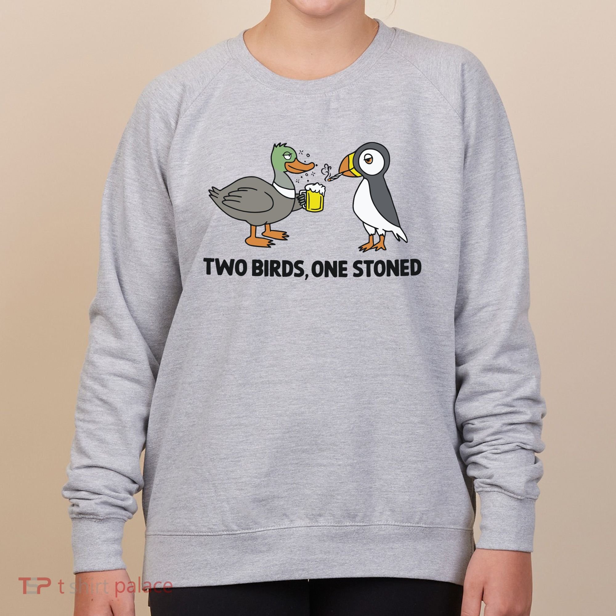 Two Birds One Stoned Women's Sweatshirt
