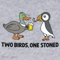 Two Birds One Stoned Women's Sweatshirt thumb 2
