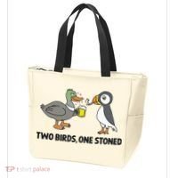 Two Birds One Stoned Tote Bag thumb 3