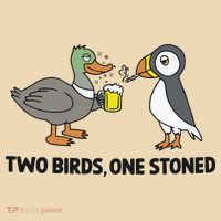 Two Birds One Stoned Tote Bag thumb 4