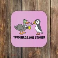 Two Birds One Stoned Coaster thumb 0