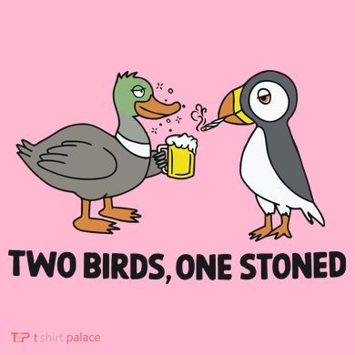 Two Birds One Stoned Baby Long Sleeve Bodysuit