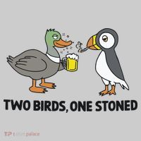 Two Birds One Stoned Tie-Dye T-Shirt thumb 2