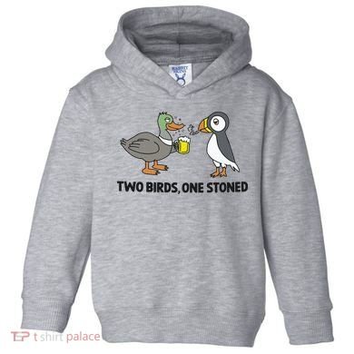 Two Birds One Stoned Toddler Hoodie