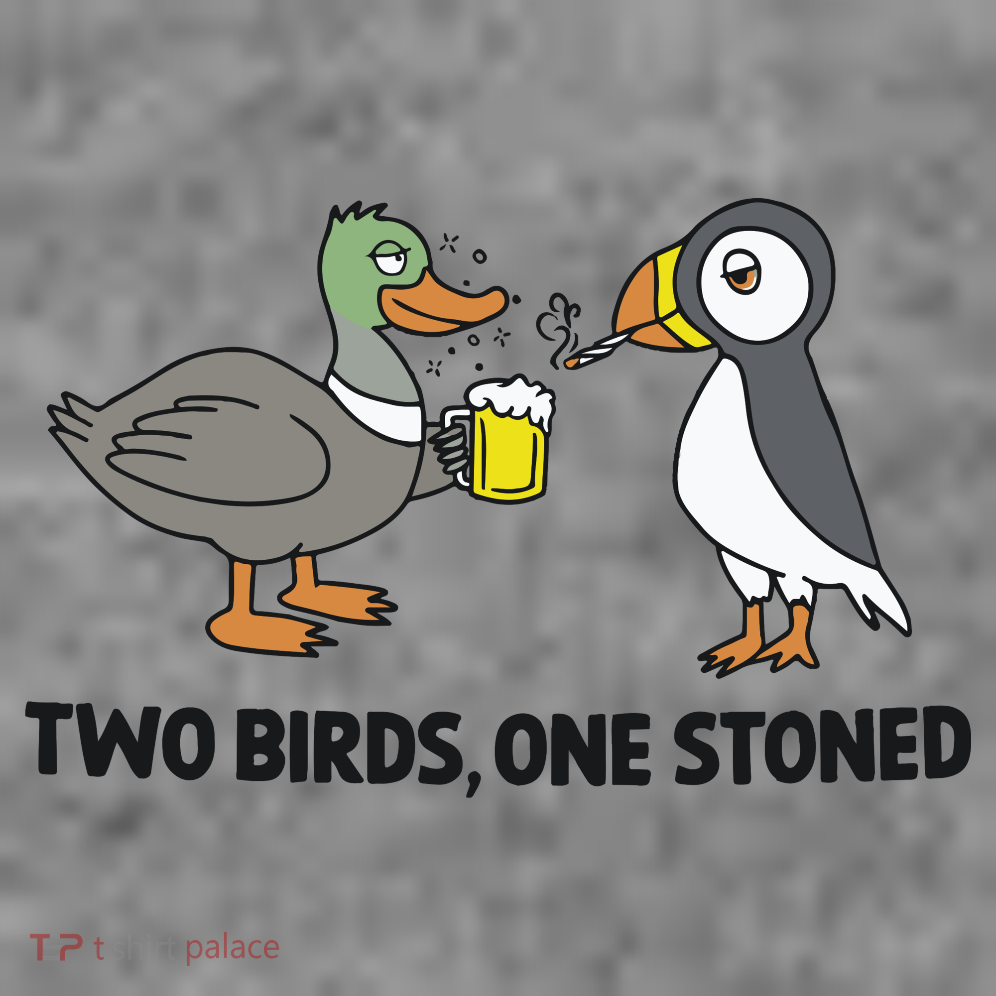 Two Birds One Stoned Toddler Hoodie