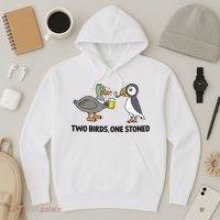 Two Birds One Stoned Hoodie thumb 3