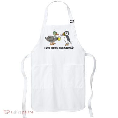 Two Birds One Stoned Apron